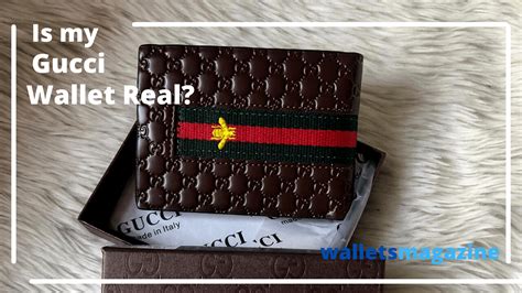 how do you know if a gucci wallet is real|how to authenticate Gucci wallet.